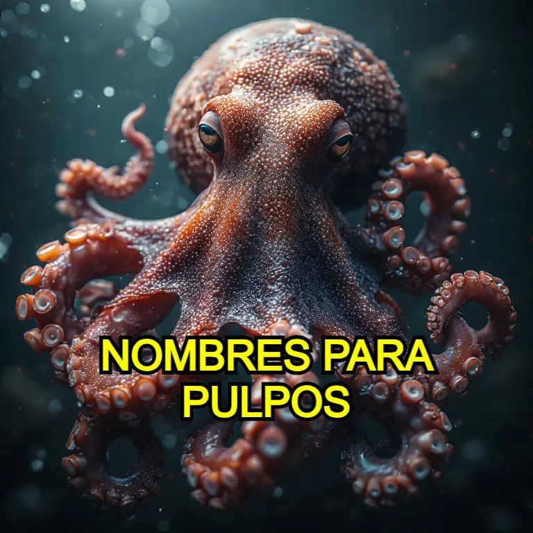 MEJORES NOMBRES PARA PULPOS